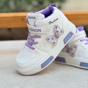 خرید اینترنتی قیمت کتونی بچگانه نیمساق طرح پروانه از توباکو کد 4092704