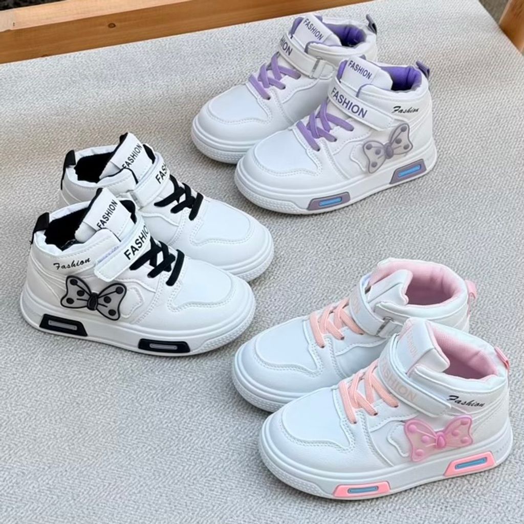 خرید اینترنتی قیمت کتونی بچگانه نیمساق طرح پروانه از توباکو کد 4092704