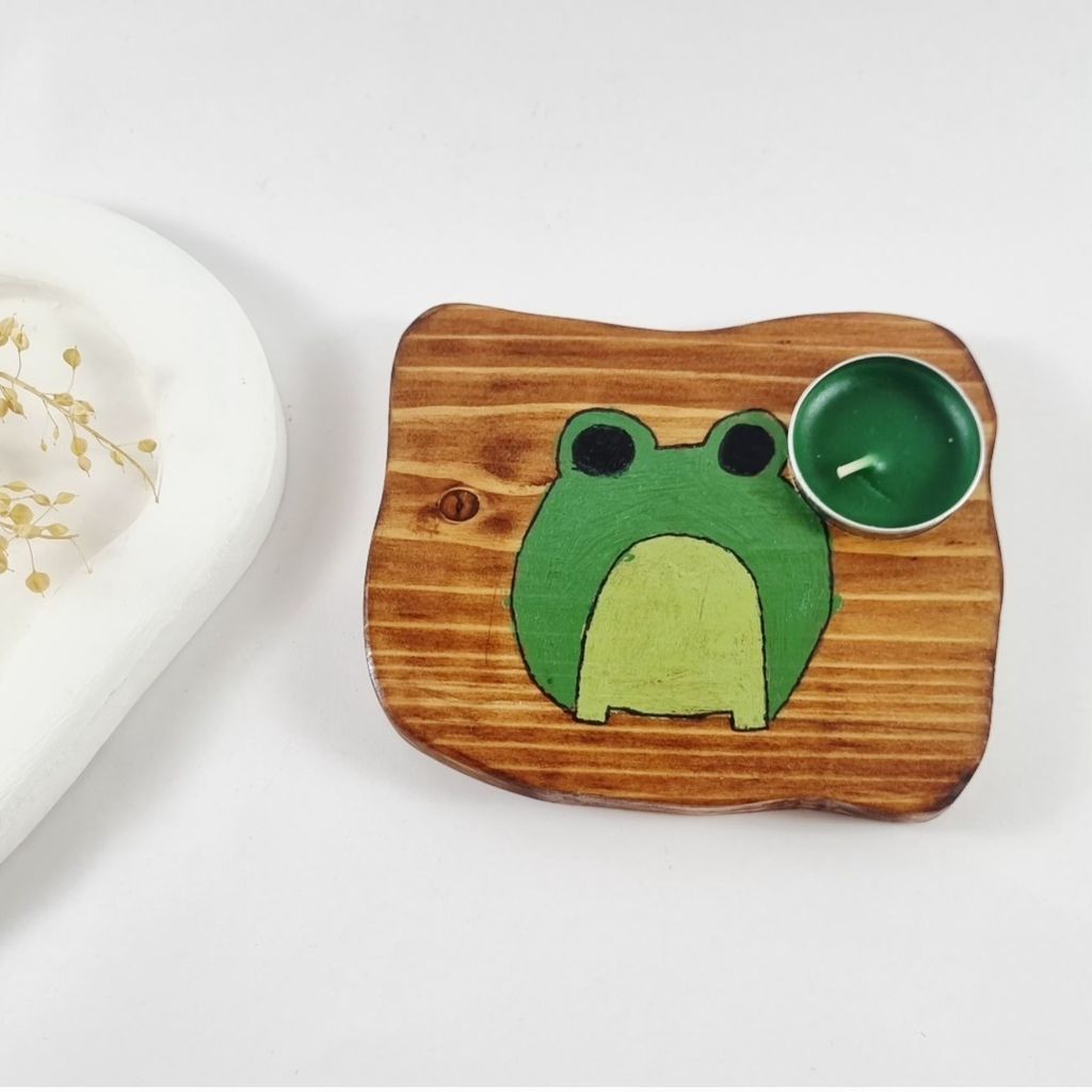 قیمت ارزان جاشمعی چوبی فانتزی