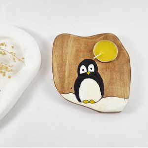 خرید اینترنتی جاشمعی چوبی فانتزی