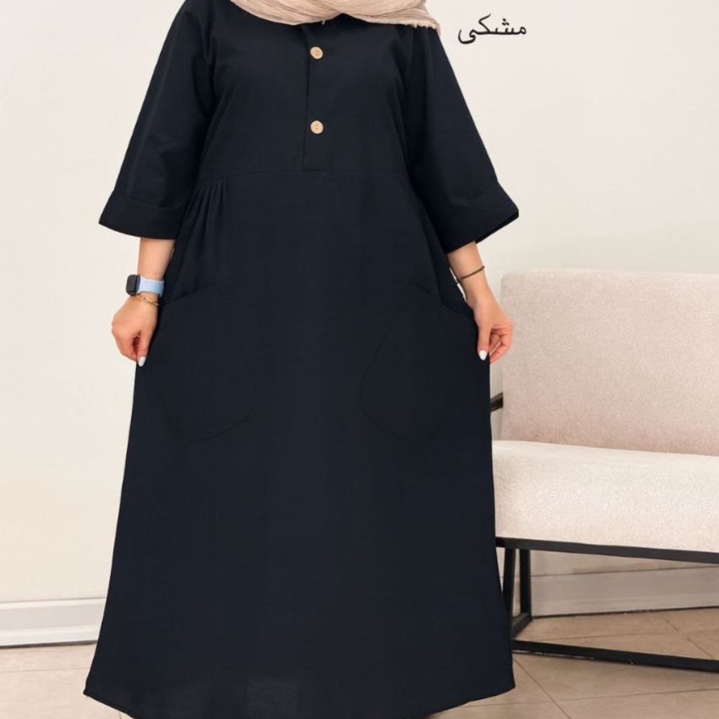 خرید آنلاین پیراهن مانتویی حنا