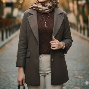 خرید اینترنتی کت پاییزه آستردار مدل کیانا