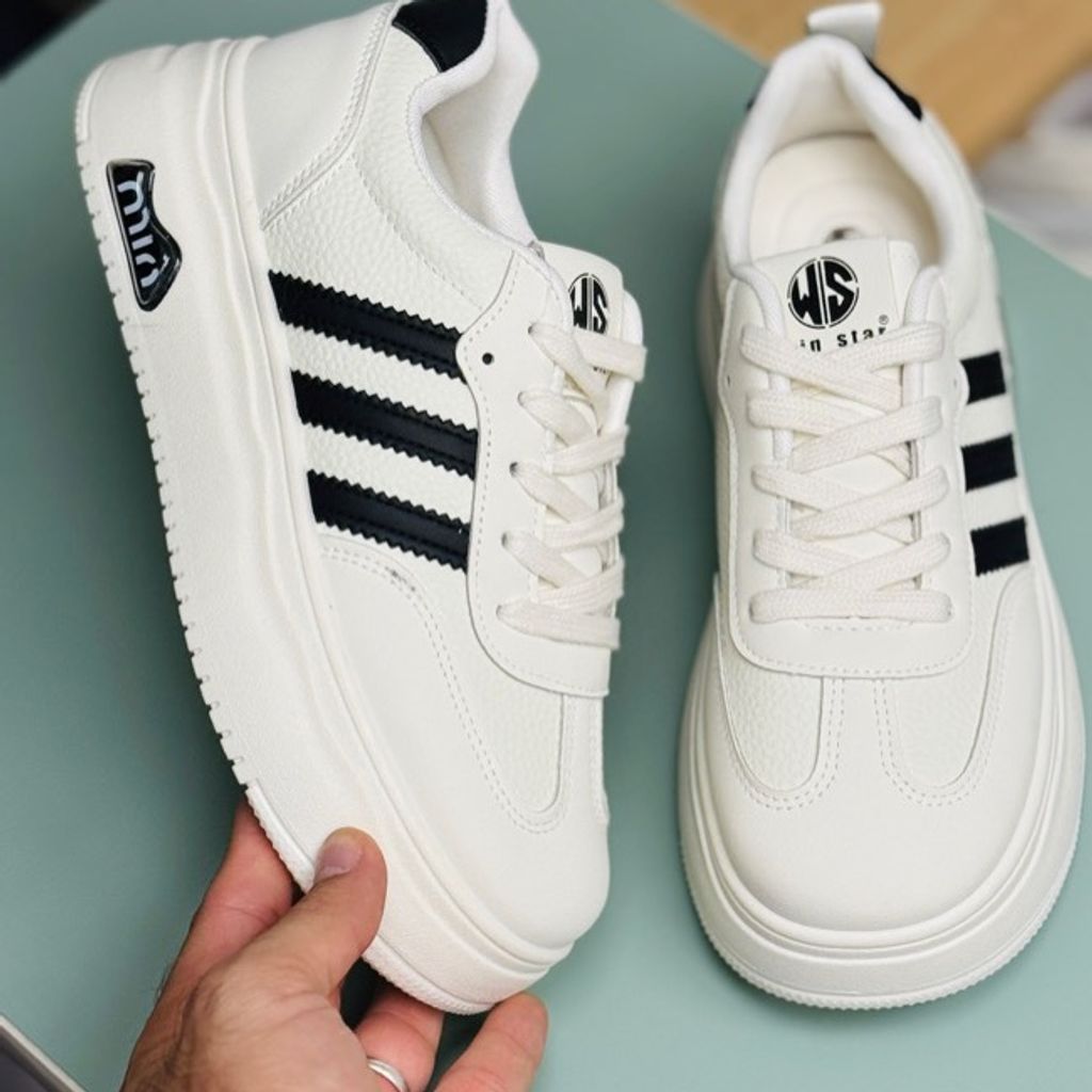 خرید اینترنتی قیمت کتونی بزرگسال طرح سه خط min از وین استار کد 4042603