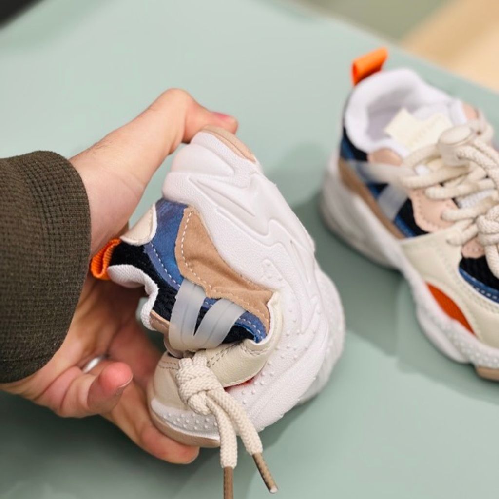 خرید اینترنتی قیمت کتونی بچگانه وارداتی طرح کارگو آبرنگی کد 121302