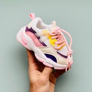 خرید اینترنتی قیمت کتونی بچگانه وارداتی طرح کارگو آبرنگی کد 121302