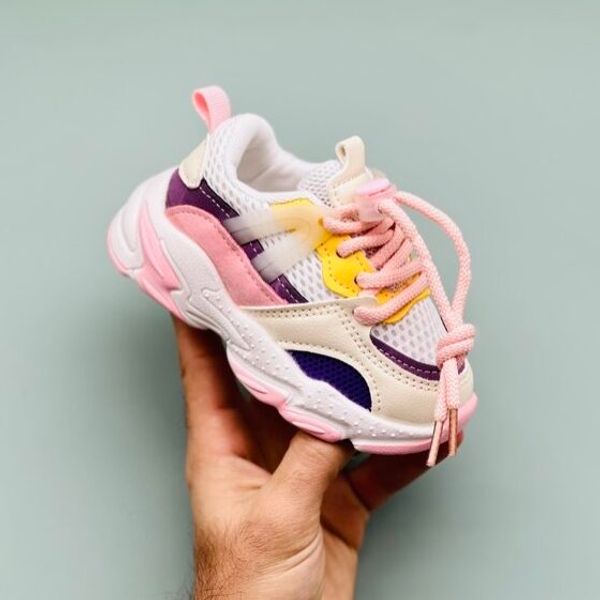 کتونی بچگانه وارداتی طرح کارگو آبرنگی کد 121302