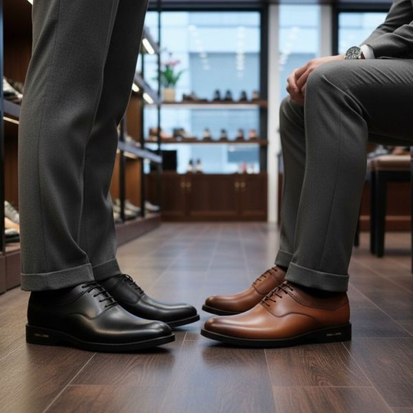 کفش رسمی بندی مردانه مدل Sahand (در 2 رنگ بندی)