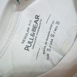 خرید انلاین تیشرت نخی pull and bear اصل