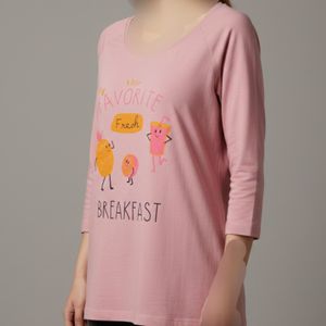 بلوز آستین بلند زنانه نخی