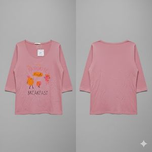 خرید آنلاین بلوز آستین بلند زنانه نخی