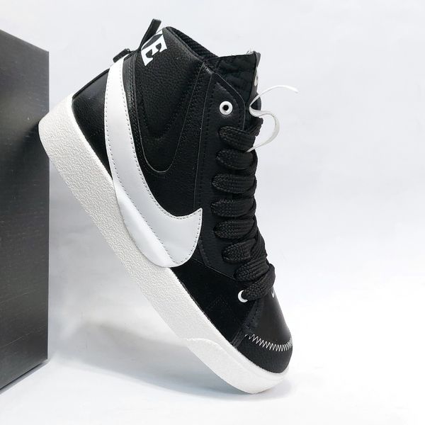 نایک بلیزر جامبو ساقدار مشکی تیک سفید Nike Blazer Jumbo کیفیت بالا
