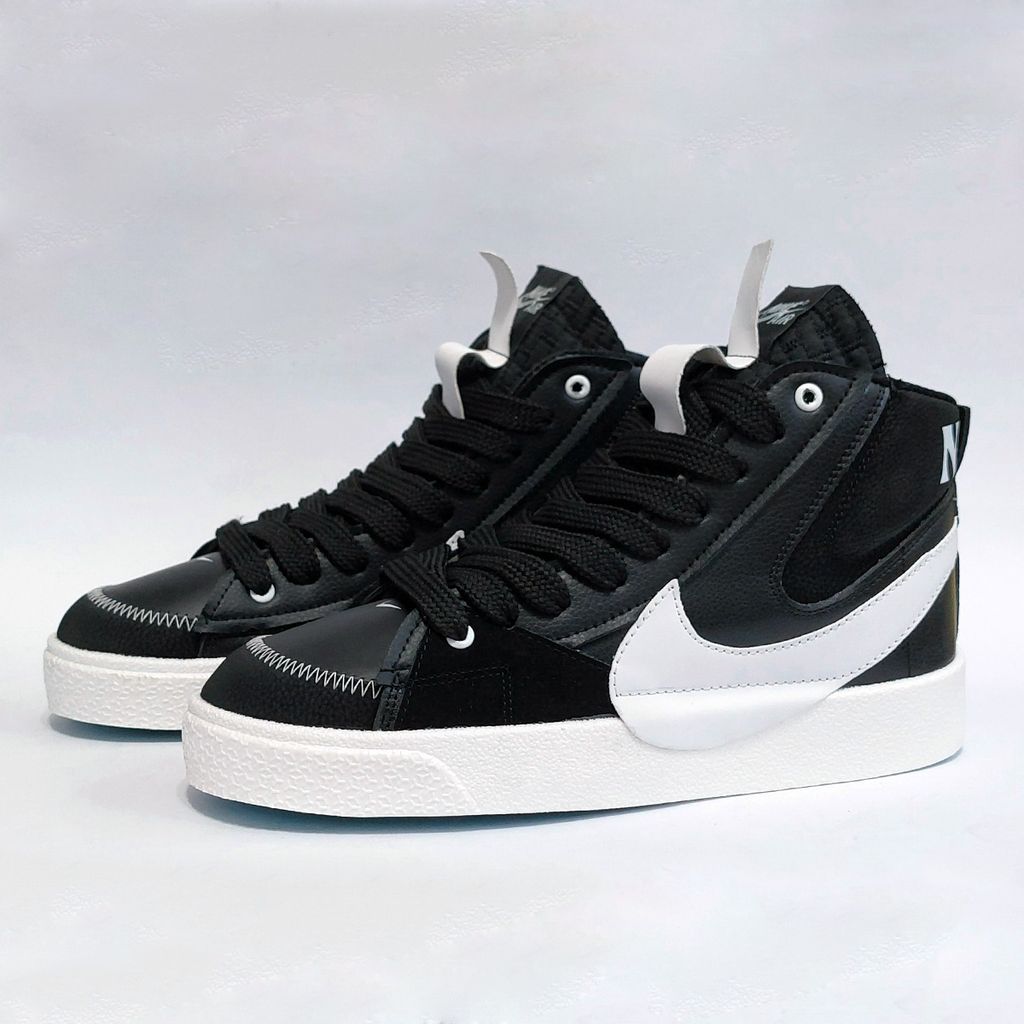 خرید اینترنتی نایک بلیزر جامبو ساقدار مشکی تیک سفید Nike Blazer Jumbo کیفیت بالا