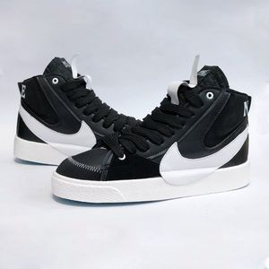 خرید اینترنتی نایک بلیزر جامبو ساقدار مشکی تیک سفید Nike Blazer Jumbo کیفیت بالا