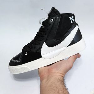 فروش اینترنتی نایک بلیزر جامبو ساقدار مشکی تیک سفید Nike Blazer Jumbo کیفیت بالا