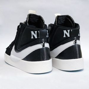 خرید اینترنتی نایک بلیزر جامبو ساقدار مشکی تیک سفید Nike Blazer Jumbo کیفیت بالا
