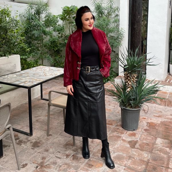 کت پوست هانا (کالکشن فروزان نریمیسا)