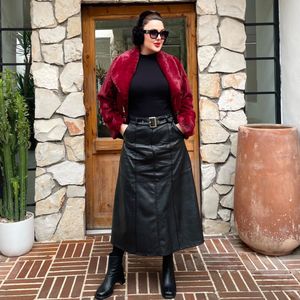 قیمت ارزان کت پوست هانا (کالکشن فروزان نریمیسا)