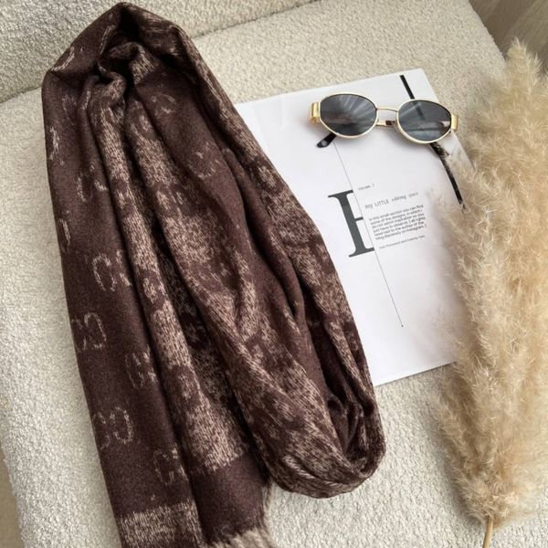 شال وارداتی دو رنگ موهر گوچی هنا