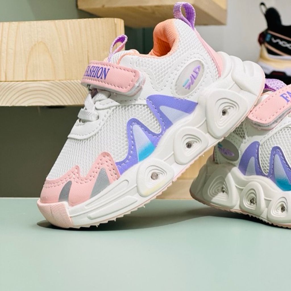 خرید اینترنتی قیمت کتونی وارداتی بچگانه طرح Fila برند Kids کد 121503