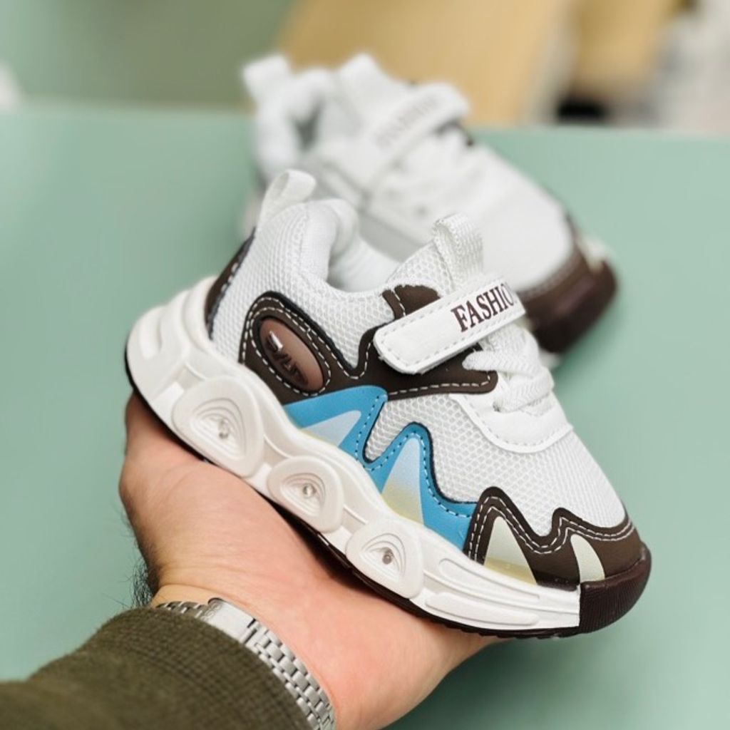 خرید اینترنتی قیمت کتونی وارداتی بچگانه طرح Fila برند Kids کد 121503