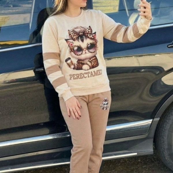 ست بلوز و شلوار پنبه ای ملوسک