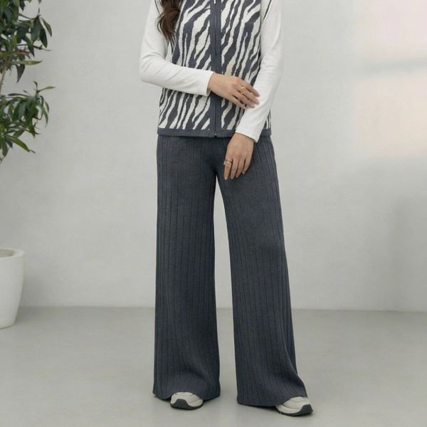 جلیقه وشلوار زبرا بافت