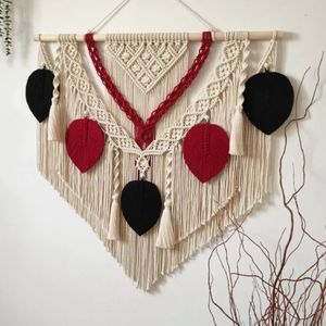 دیوارکوب اویز مکرومه عیدانه‌مدل نوروزی