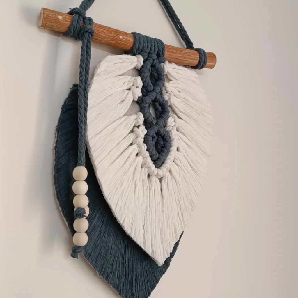 قیمت ارزان دیوارکوب اویز مکرومه مدل نوران