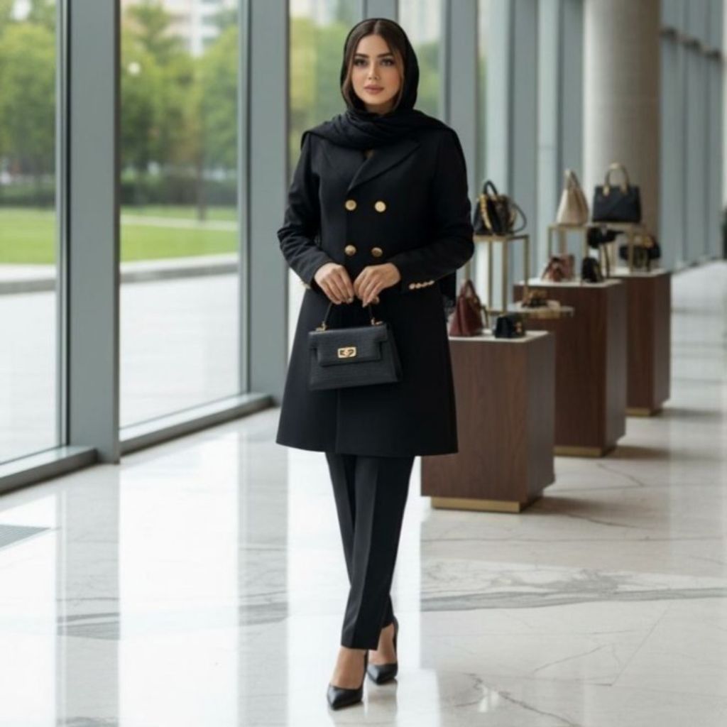 خرید انلاین مانتو شلوار اداری شبنم زنانه