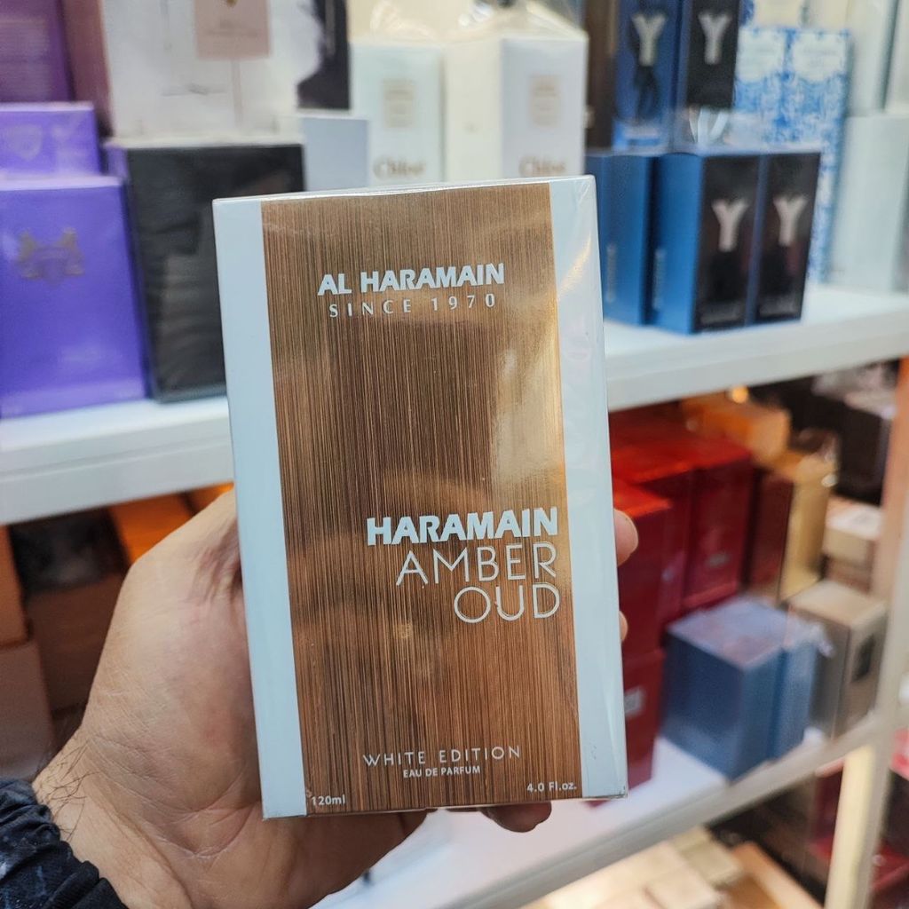 فروش اینترنتی تستر Al Haramain Perfumes - Amber Oud White Edition الحرمین امبر عود وایت