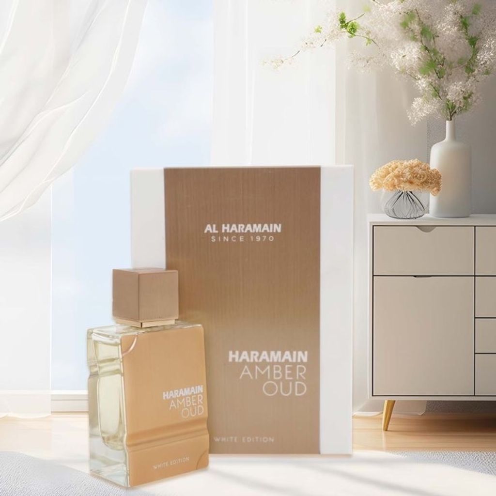 مشخصات تستر Al Haramain Perfumes - Amber Oud White Edition الحرمین امبر عود وایت