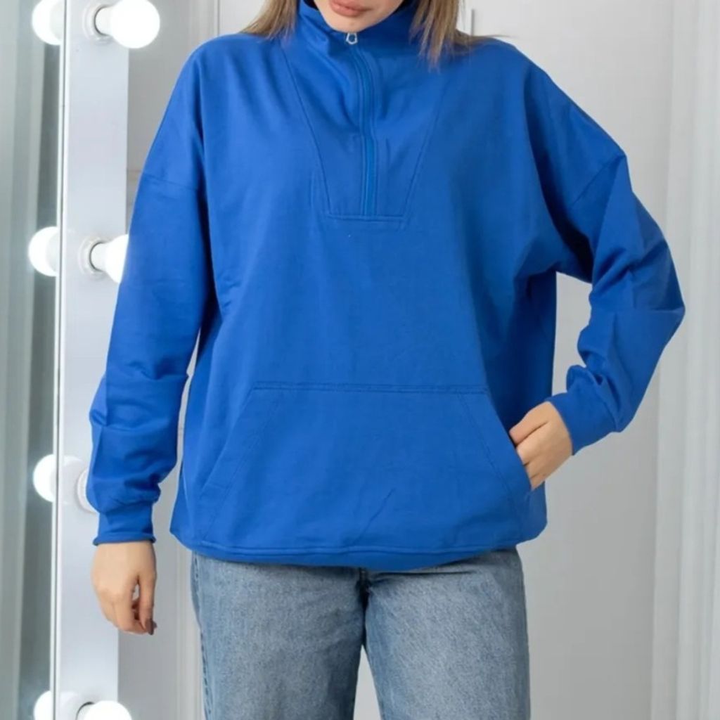 مشخصات دورس نیم زیپ جیب دار زنانه درجه یک