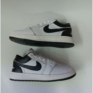 خرید اینترنتی قیمت کتونی مردانه جردن 1 سفید مشکی