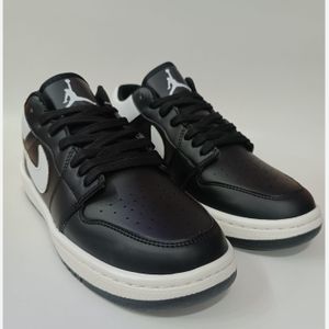 قیمت ارزان کتونی مردانه جردن 1 مشکی سفید