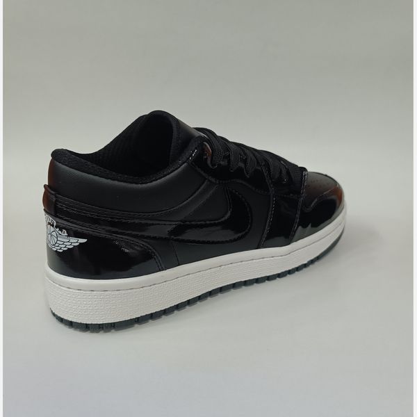 کتونی مردانه جردن 1 ورنی مشکی کیفیت بالا