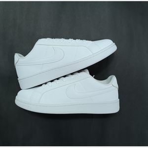 خرید آنلاین کتونی ونس مردانه تمام سفید نایک کیفیت بالا(زیره لاستیک)