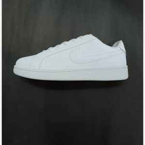 فروش اینترنتی کتونی ونس مردانه تمام سفید نایک کیفیت بالا(زیره لاستیک)