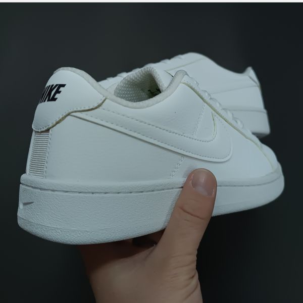 کتونی ونس مردانه تمام سفید نایک کورت رویال 2 کیفیت بالا(زیره لاستیک)