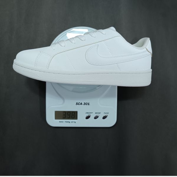 کتونی ونس مردانه تمام سفید نایک کورت رویال 2 کیفیت بالا(زیره لاستیک)