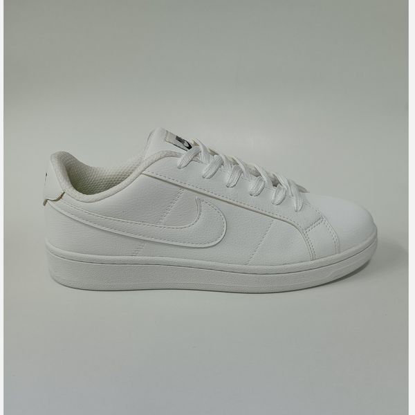 کتونی ونس مردانه تمام سفید نایک کورت رویال 2 کیفیت بالا(زیره لاستیک)