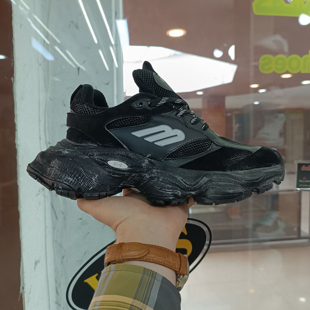 قیمت ارزان کتونی مردانه بالنسیاگا کارگو کیفیت بالا مشکی زیره کثیف طرح اصلی