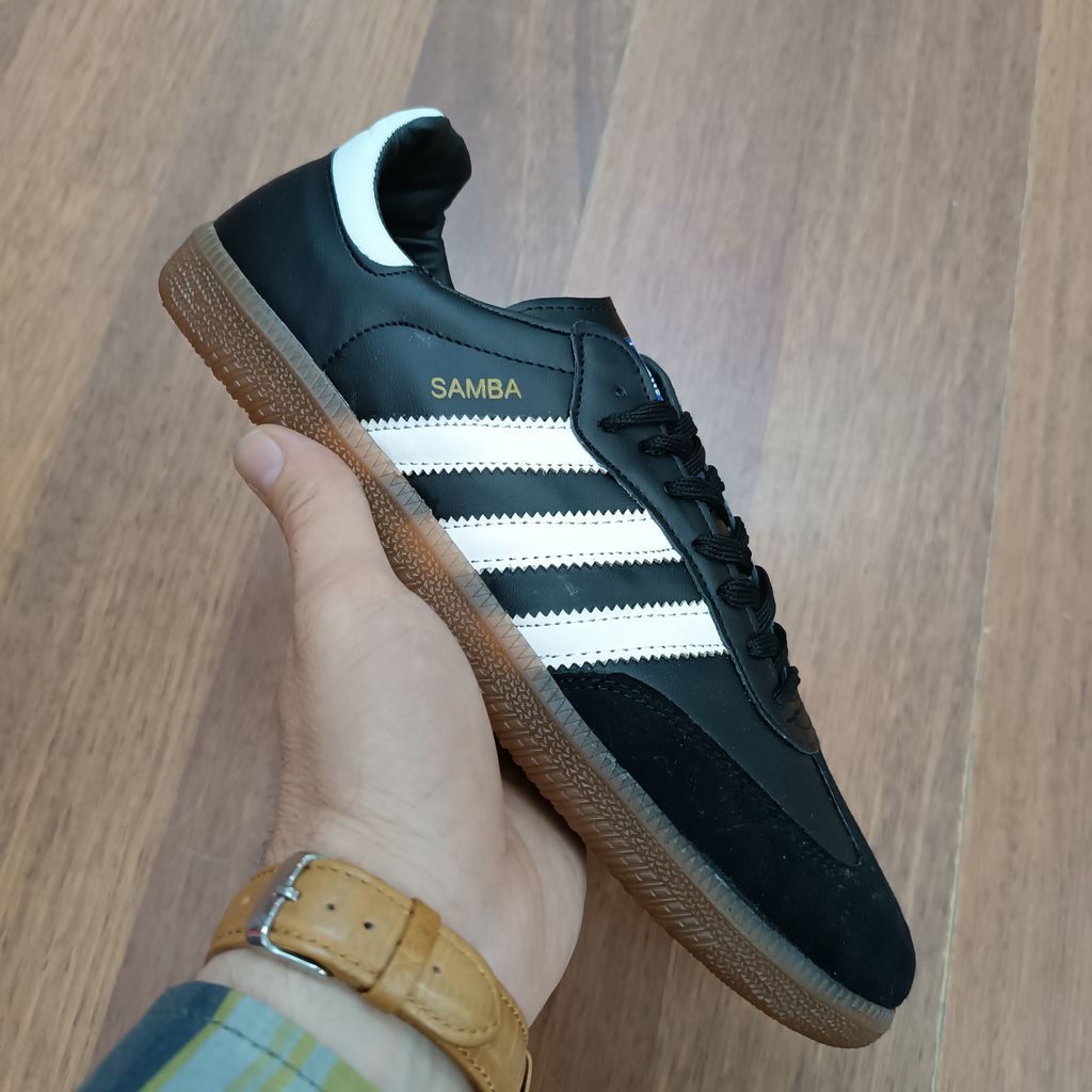 فروش اینترنتی کتونی آدیداس سامبا مشکی طرح اصلی