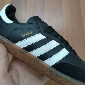 فروش اینترنتی کتونی آدیداس سامبا مشکی طرح اصلی