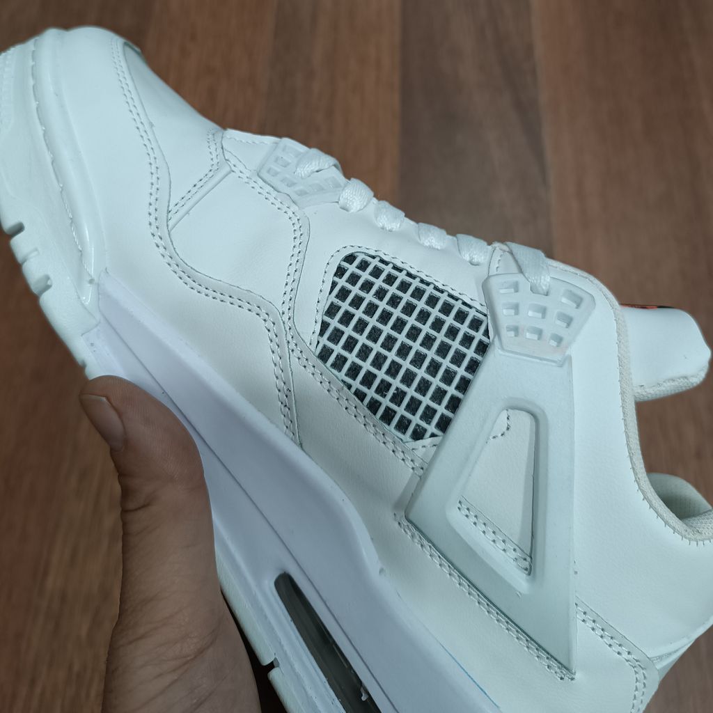 خرید اینترنتی قیمت کتونی مردانه جردن چهار 4 سفید کیفیت بالا