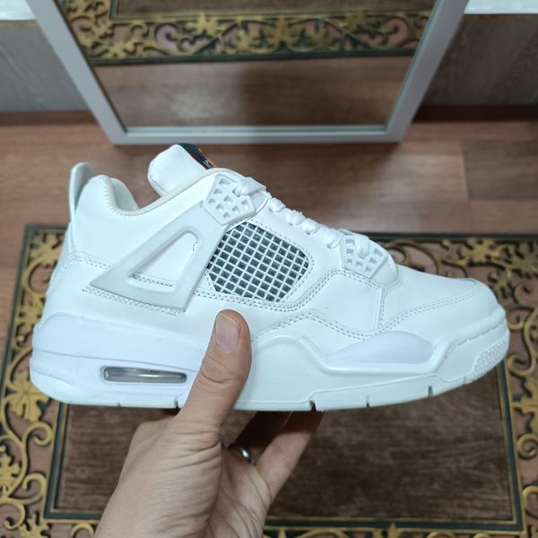 کتونی مردانه جردن چهار 4 سفید کیفیت بالا