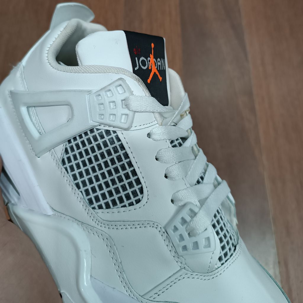 خرید اینترنتی قیمت کتونی مردانه جردن چهار 4 سفید کیفیت بالا