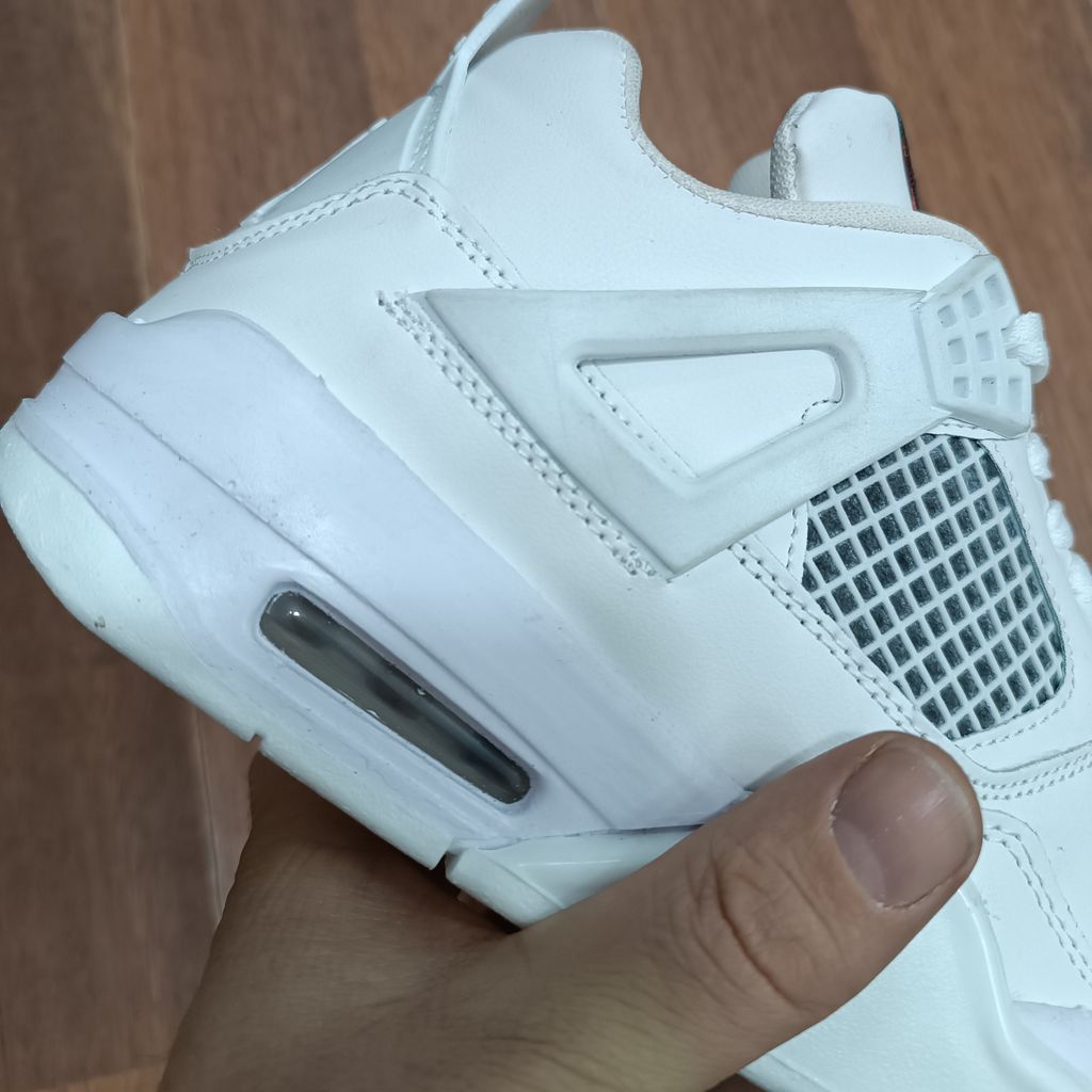 خرید اینترنتی قیمت کتونی مردانه جردن چهار 4 سفید کیفیت بالا