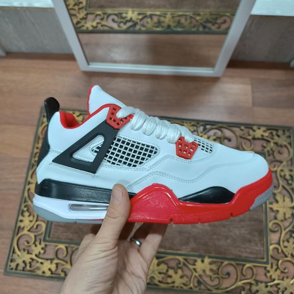 کتونی جردن 4 چهار سفید قرمز