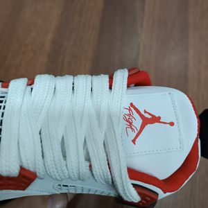 خرید اینترنتی قیمت کتونی جردن 4 چهار سفید قرمز