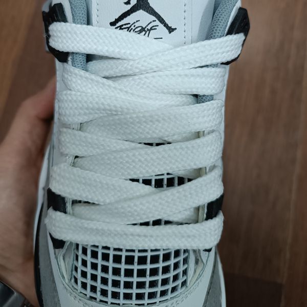 کتونی مردانه جردن 4 چهار سفید طوسی